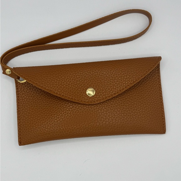 Faux Leather Wristlet - Picture 2 of 4